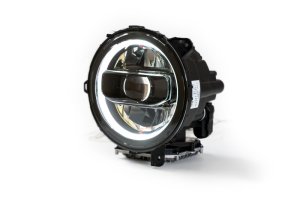 Jeep Wrangler Headlights - DV8 Offroad - LED Projector - Black - `18-`22